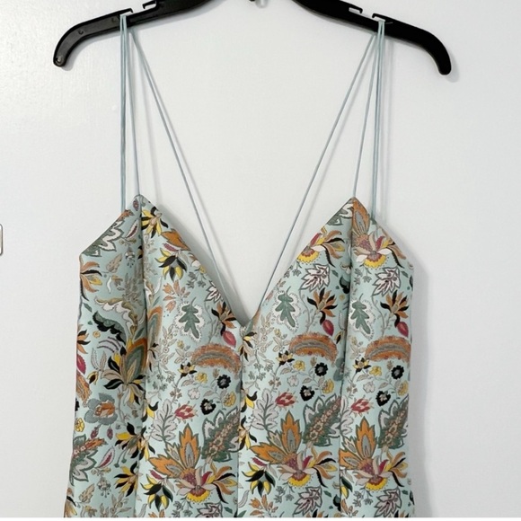 Alice + Olivia NWT RARE Tayla Jacquard Paisley Mini Lantern Dress Women’s 14 - Picture 10 of 16